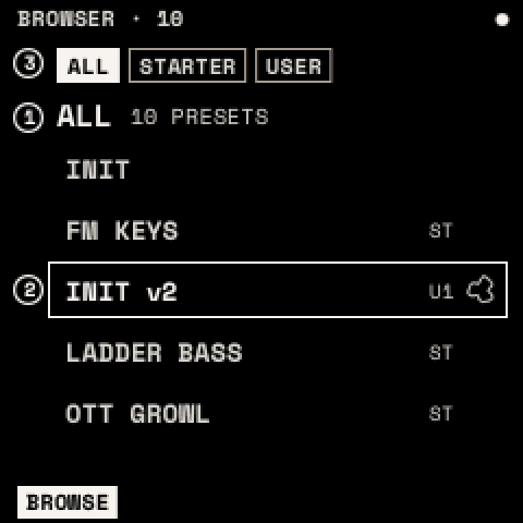 The browser