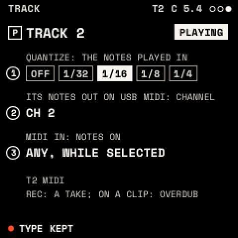 TRACK > RECORD